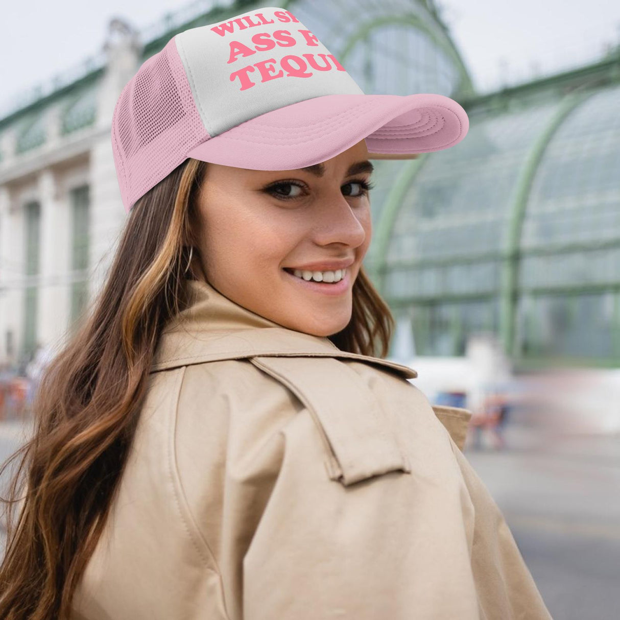 Will Shake Ass For Tequila Funny Party Trucker Hat