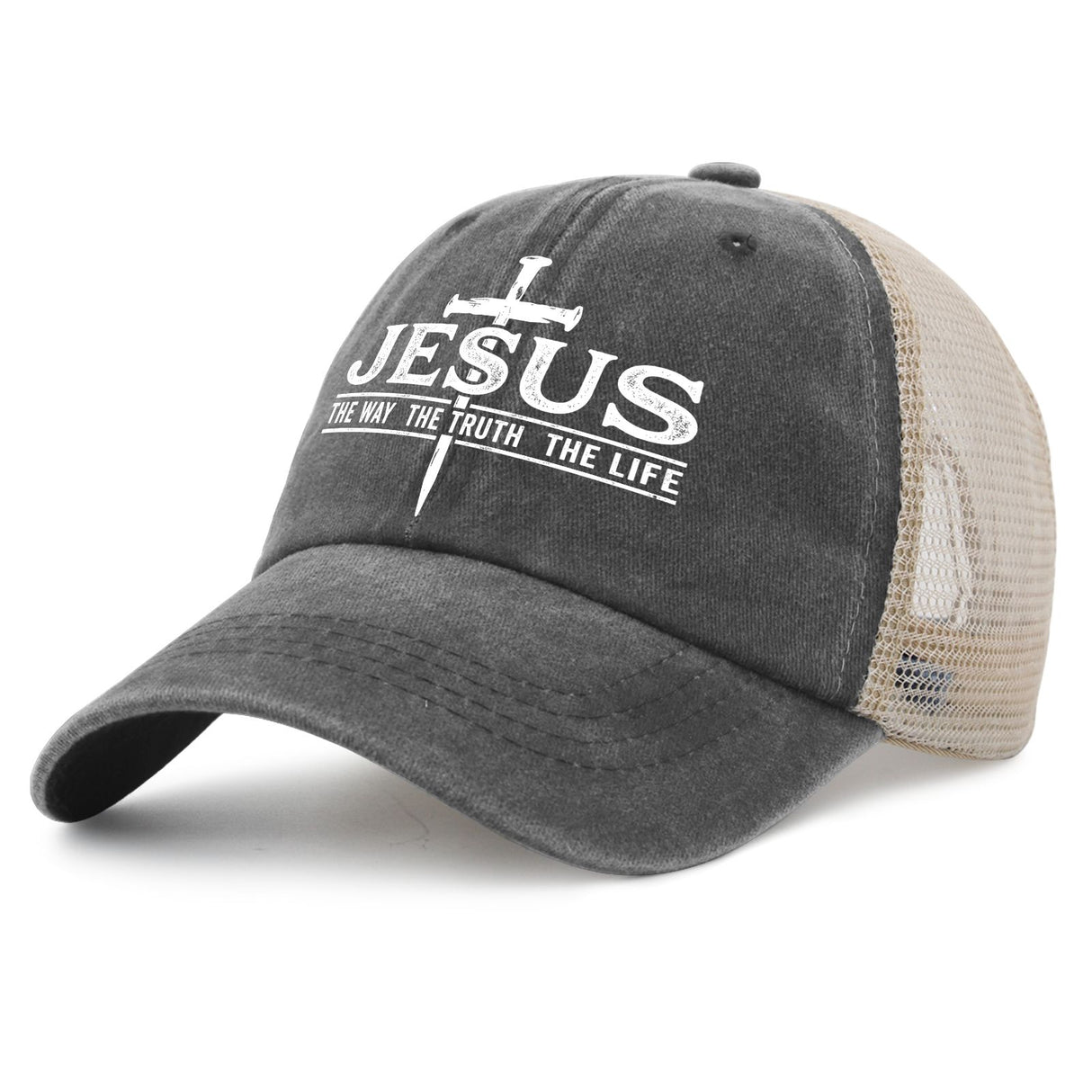 Jesus The Way The Truth The Life Trucker Hat