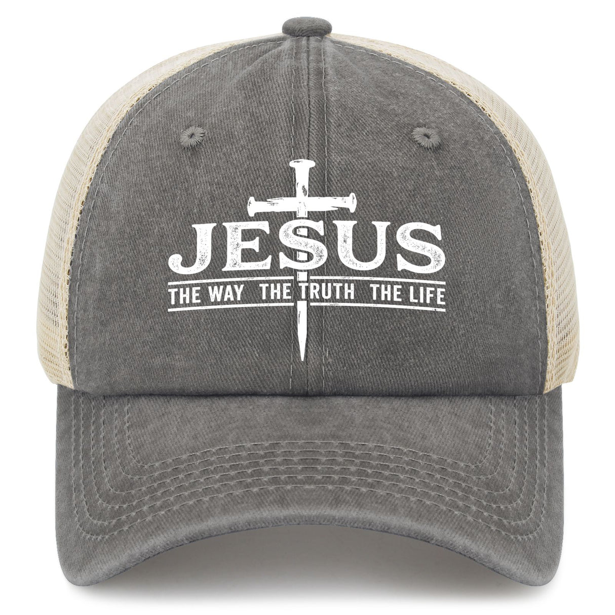 Jesus The Way The Truth The Life Trucker Hat