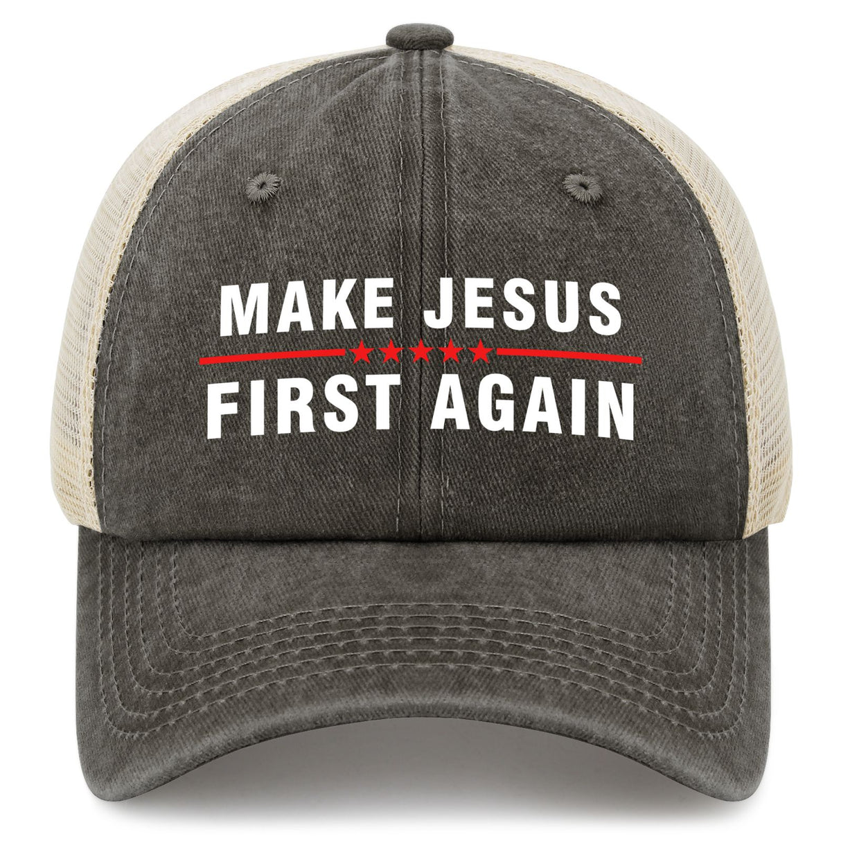Make Jesus First Again Trucker Hat