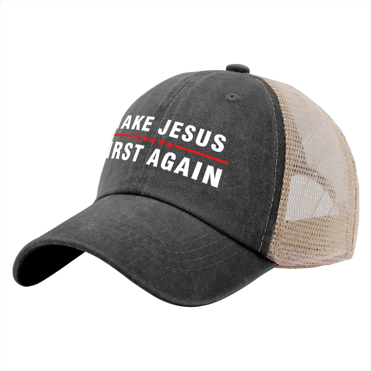 Make Jesus First Again Trucker Hat