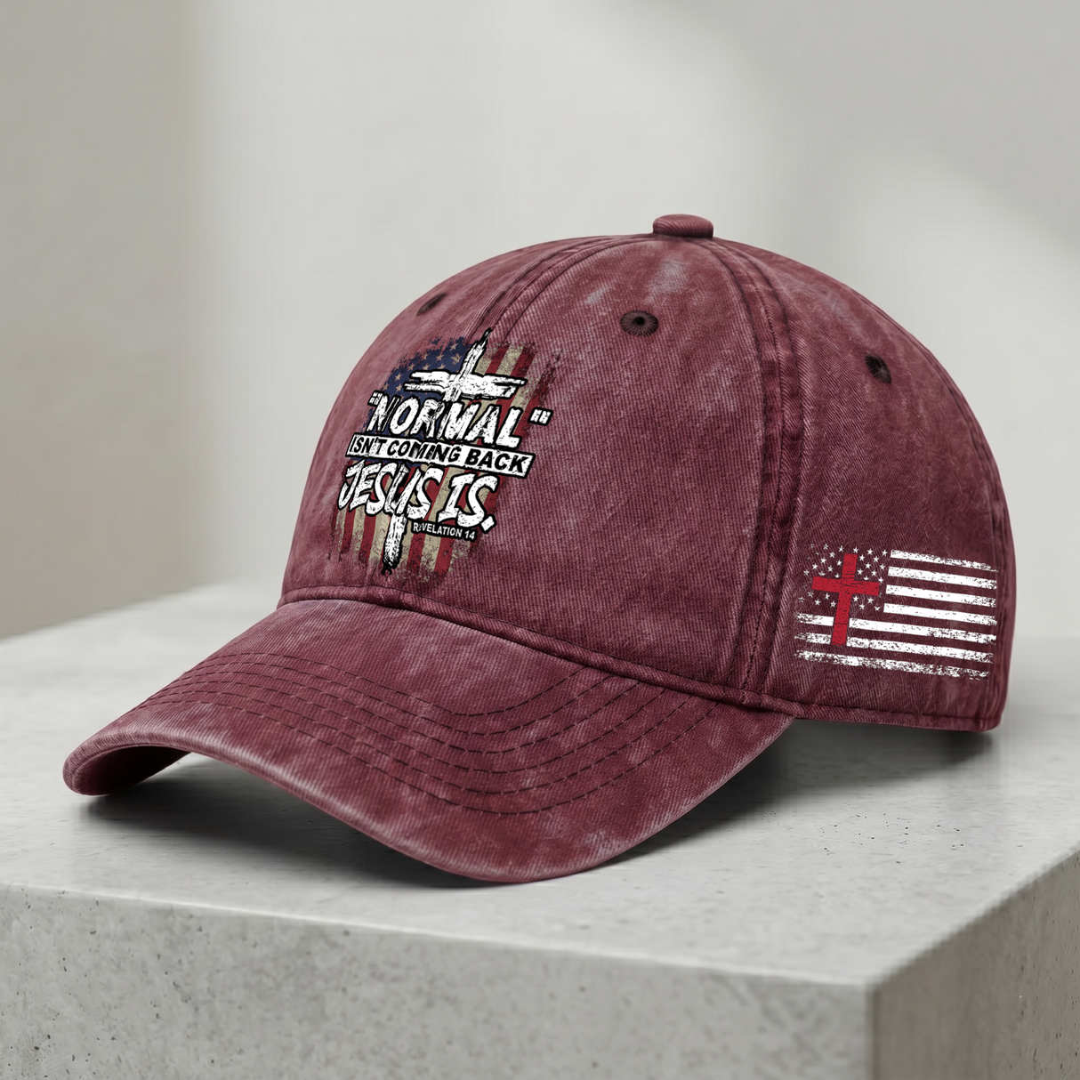 "Normal" Isn't Coming Back Jesus Is Christian Hat