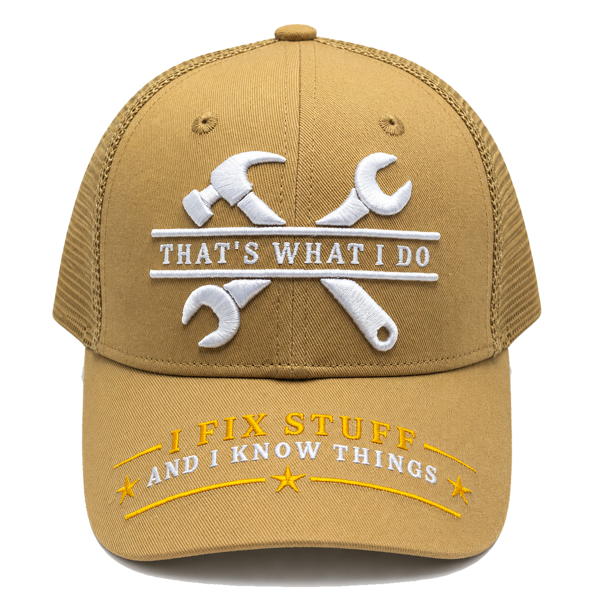 I Fix Stuff Funny Dad Hat,Gifts for Men Who Have Everything,Fathers Day Birthday Gift for Dad OR Husband