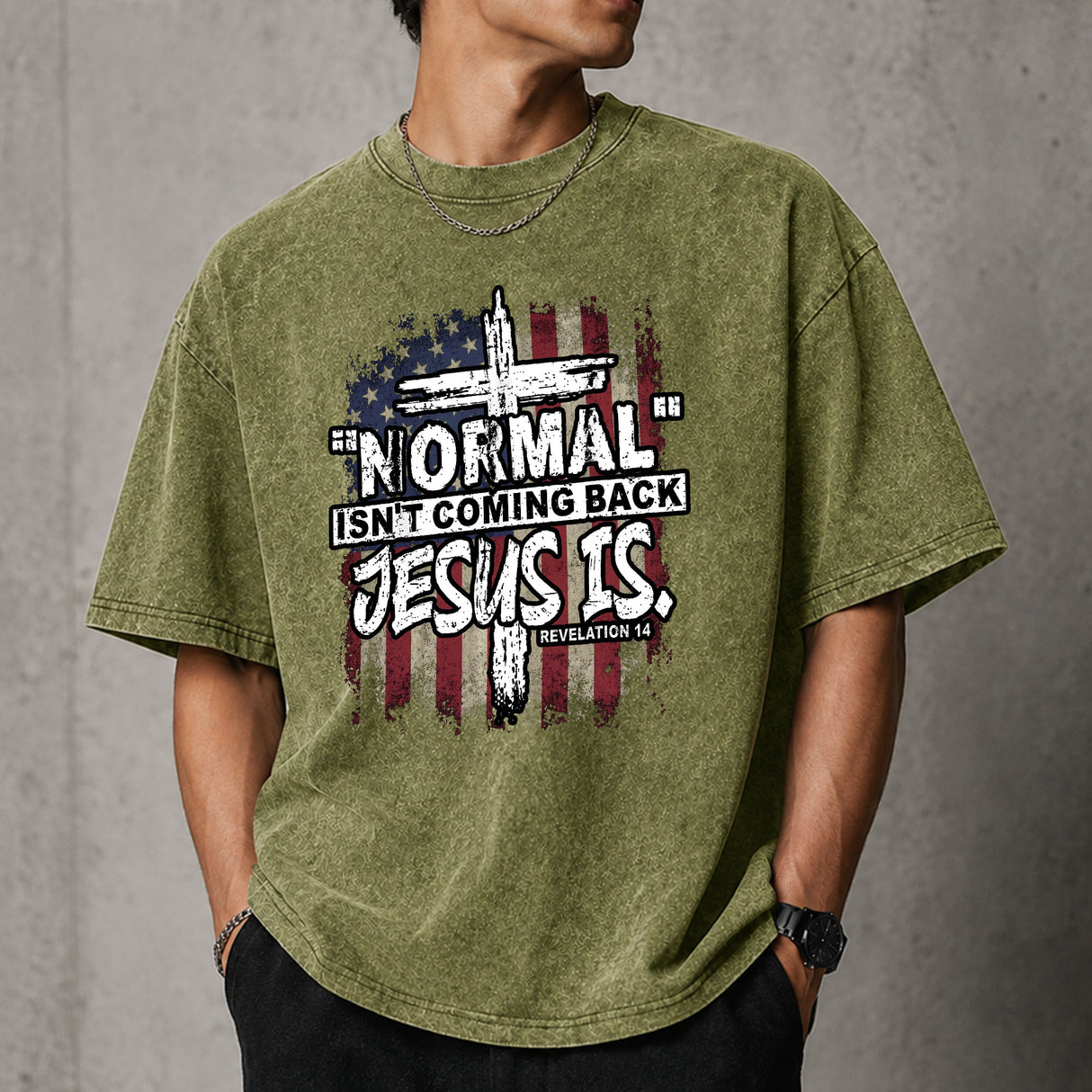 Normal Isn’t Coming Back Jesus Is Christian Graphic T-Shirt