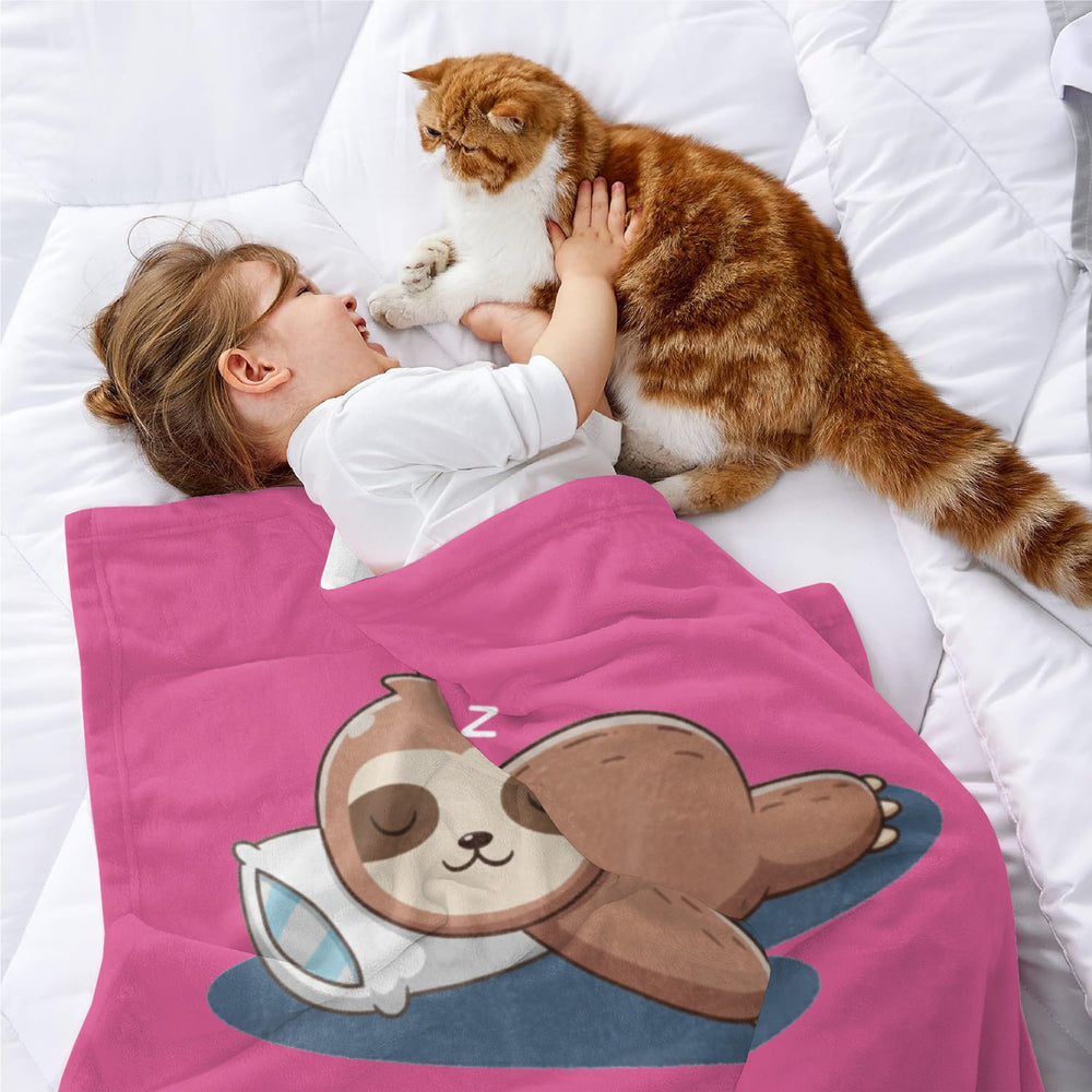 Onlydads Funny Husband Gifts, Husband is Charging Sloth Blanket, Husbands Birthday Fathers Day