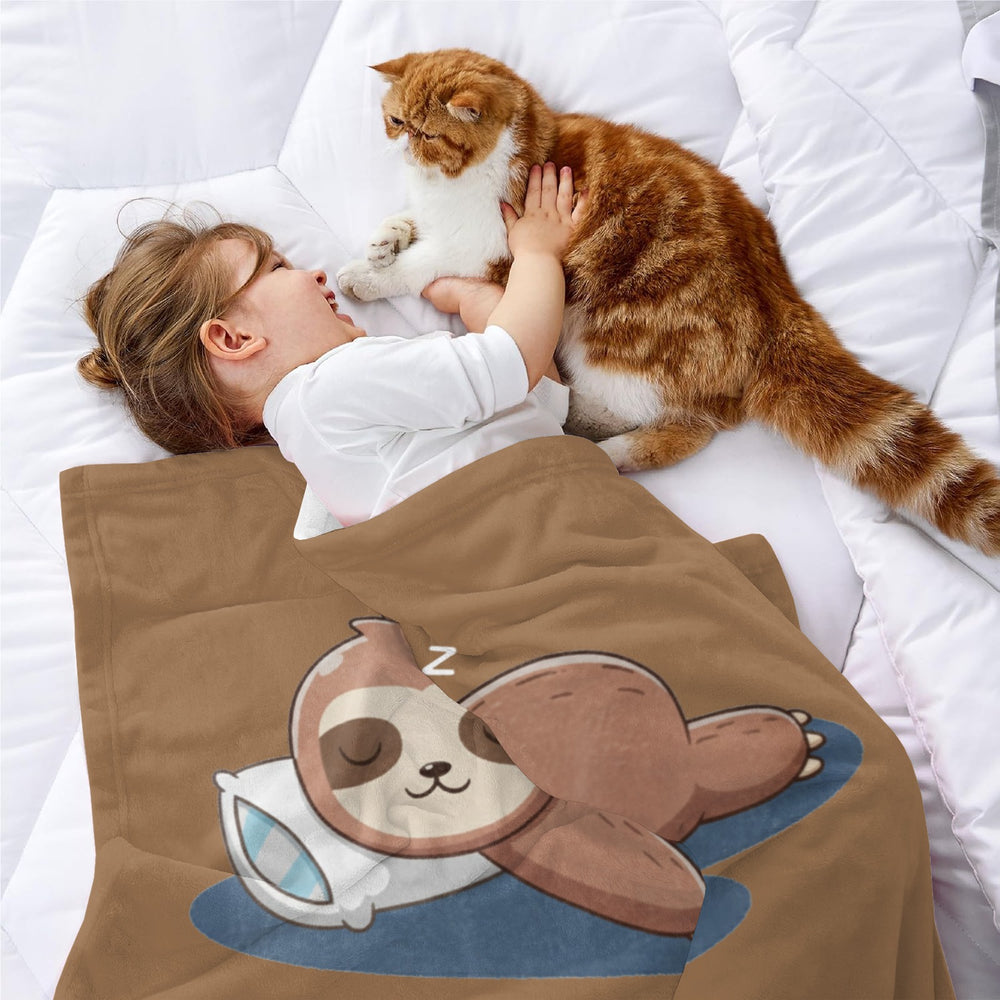 Onlydads Funny Husband Gifts, Husband is Charging Sloth Blanket, Husbands Birthday Fathers Day