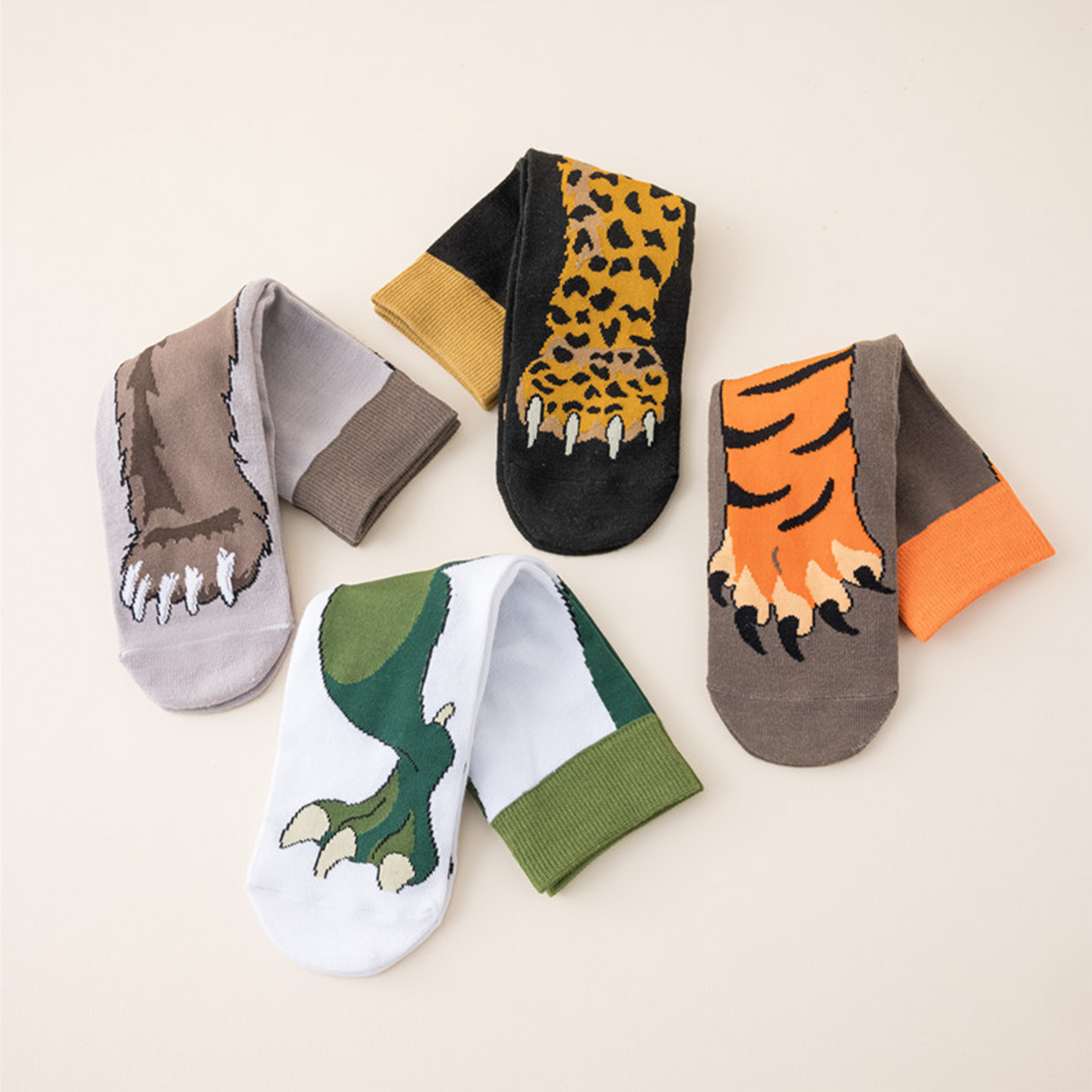 Animal Paw Socks - Funny 3D Animal Socks Crazy Bear Paw Socks Novelty Socks Gag Gift