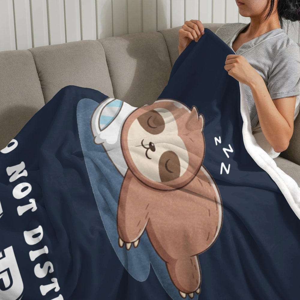 Onlydads Funny Papa Birthday Gifts, Papa is Charging Sloth Blanket, Grandpa Gifts for Fathers Day
