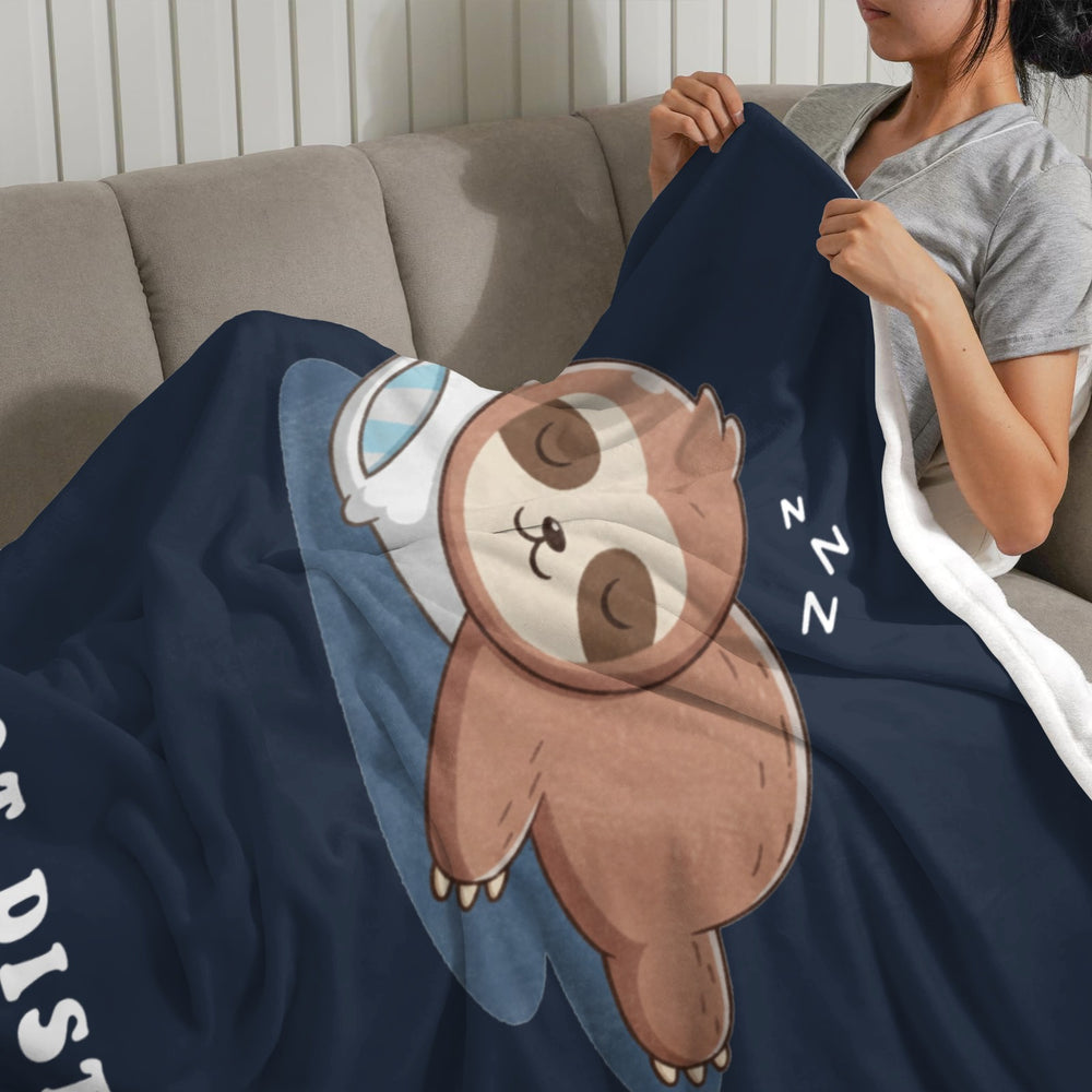 Funny Girlfriend Gifts Girlfriend is Charging Sloth Blanket