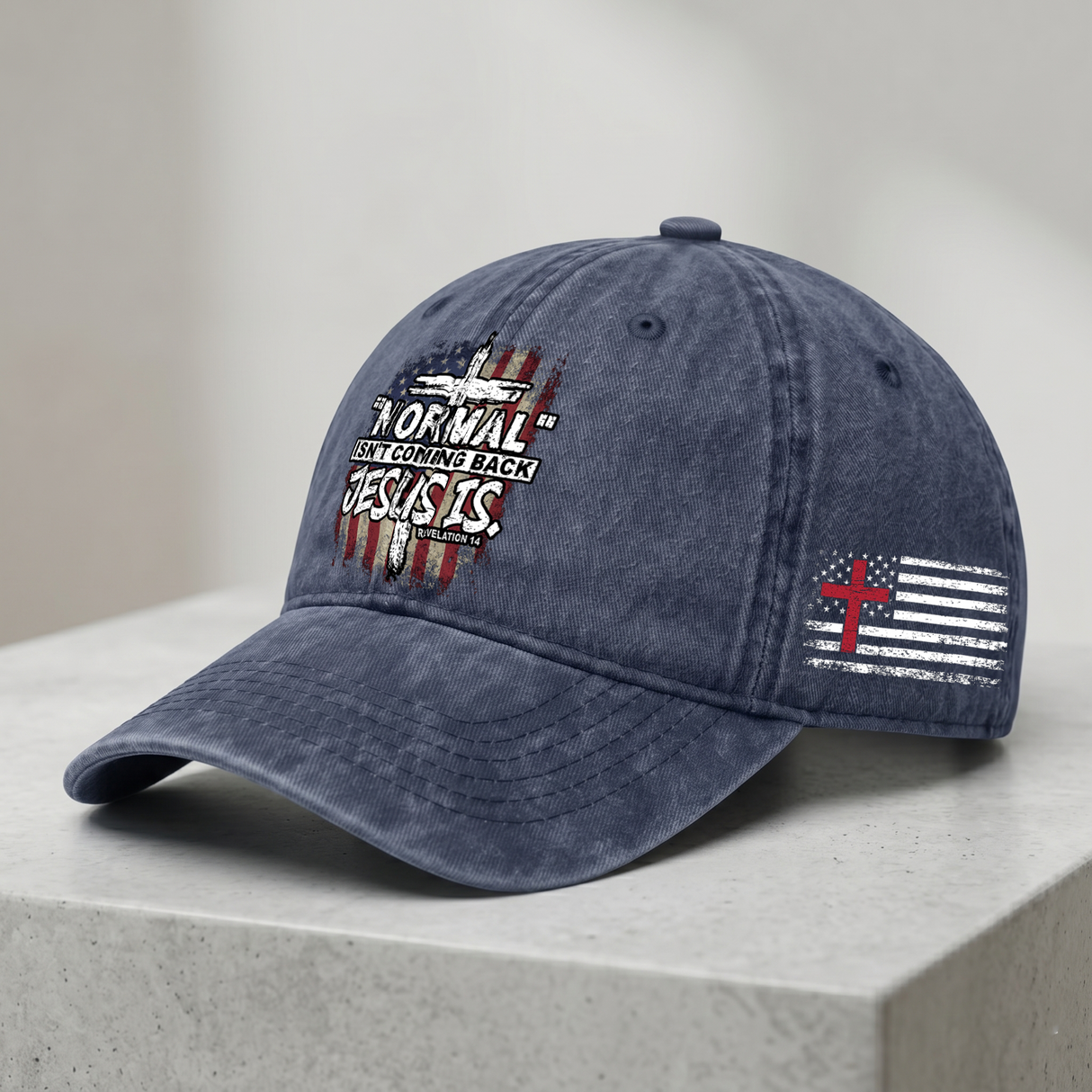 "Normal" Isn't Coming Back Jesus Is Christian Hat