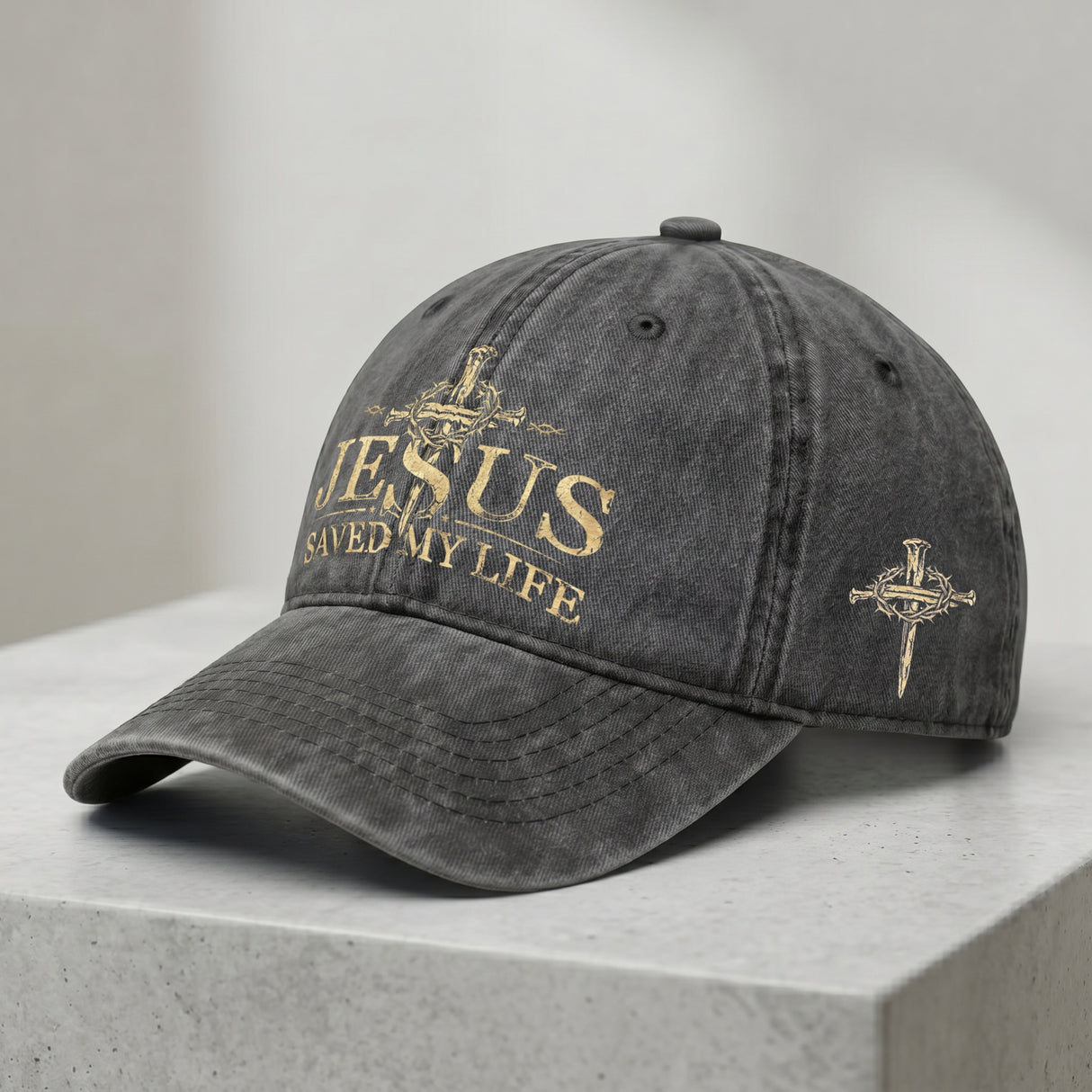 Jesus Saved My Life Hat