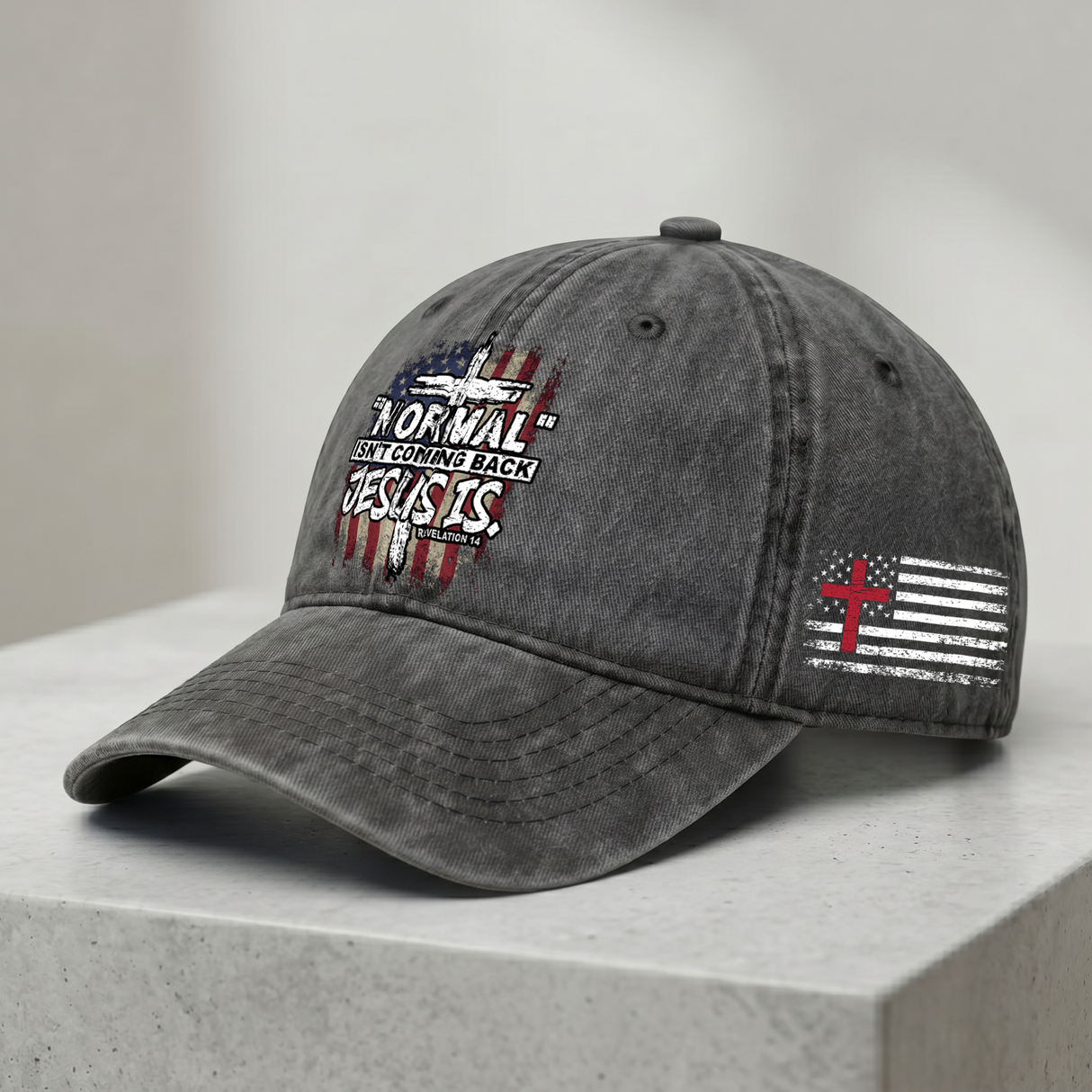 "Normal" Isn't Coming Back Jesus Is Christian Hat