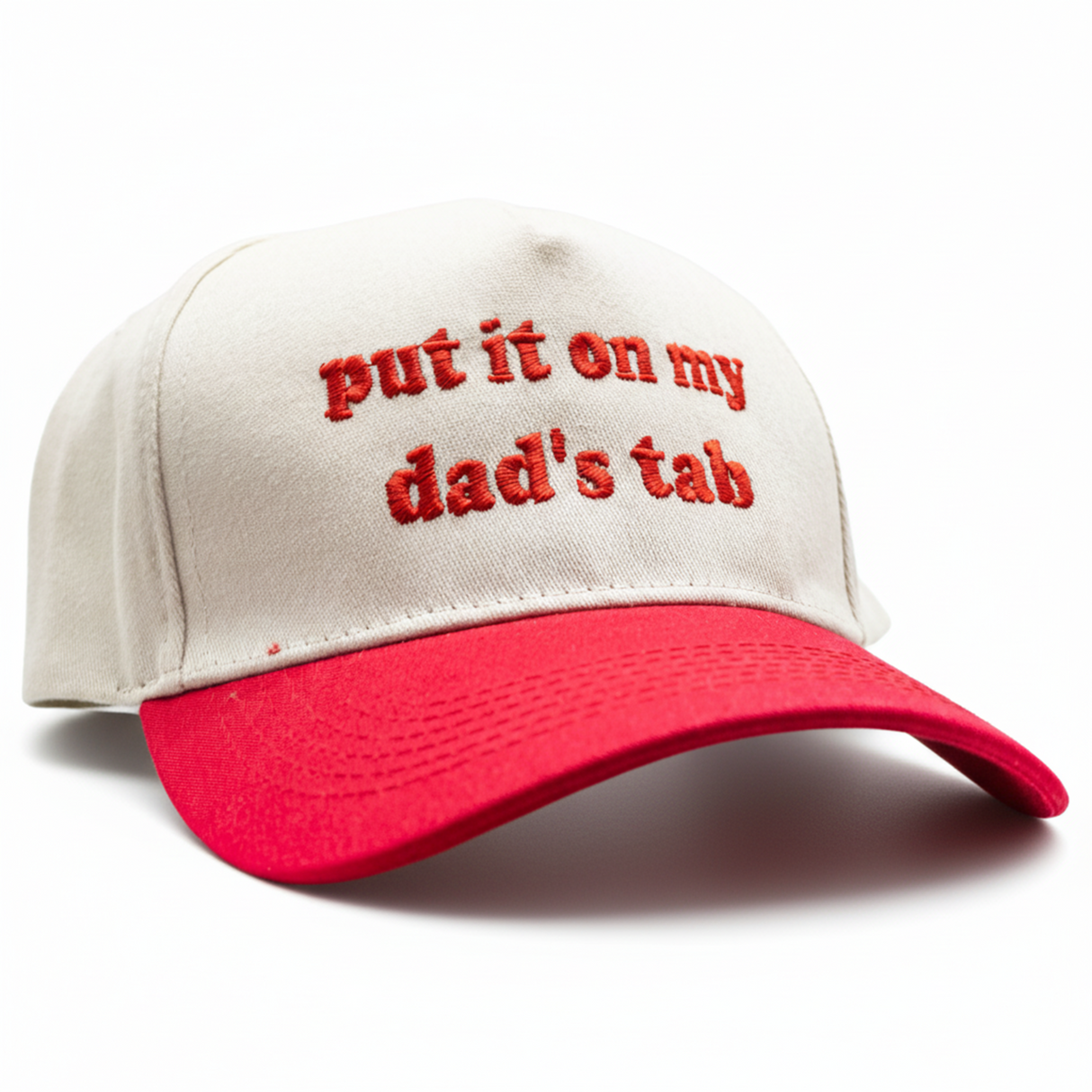 Put It On My Dad’s Tab Embroidery Hat