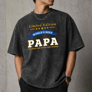 World's Best Papa Limited Edition Grandpa Gift T-Shirt