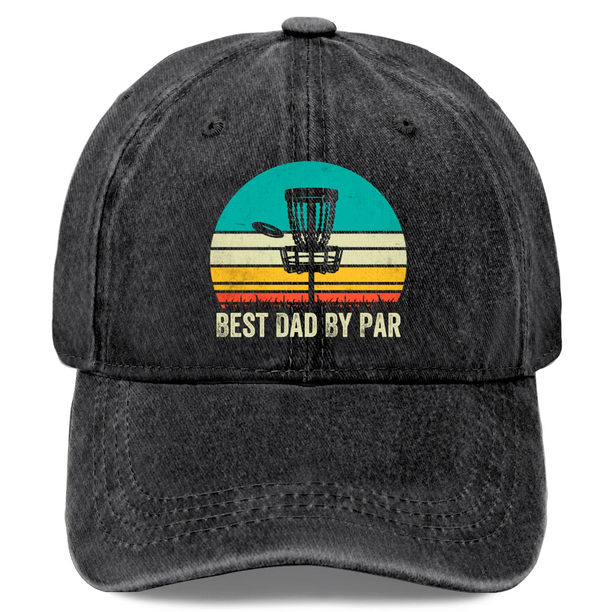 Golf Hat with 'Best Dad by Par' Design for Father's Day
