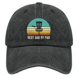 Golf Hat with 'Best Dad by Par' Design for Father's Day