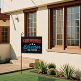 Onlydads Fireworks Director I Run You Run Garden Flag