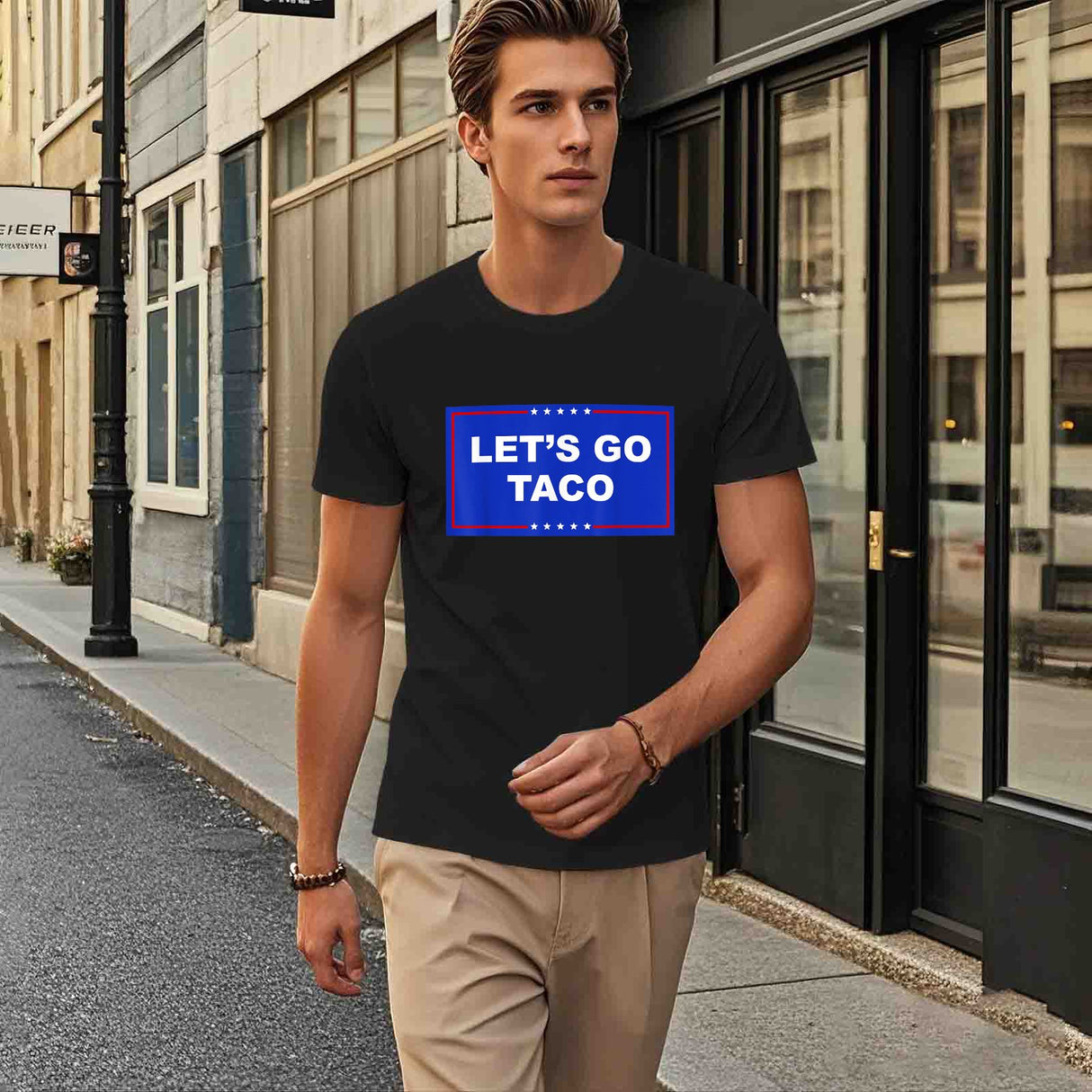 Onlydads Let's Go Taco Graphic Tee - Funny Foodie T-Shirt