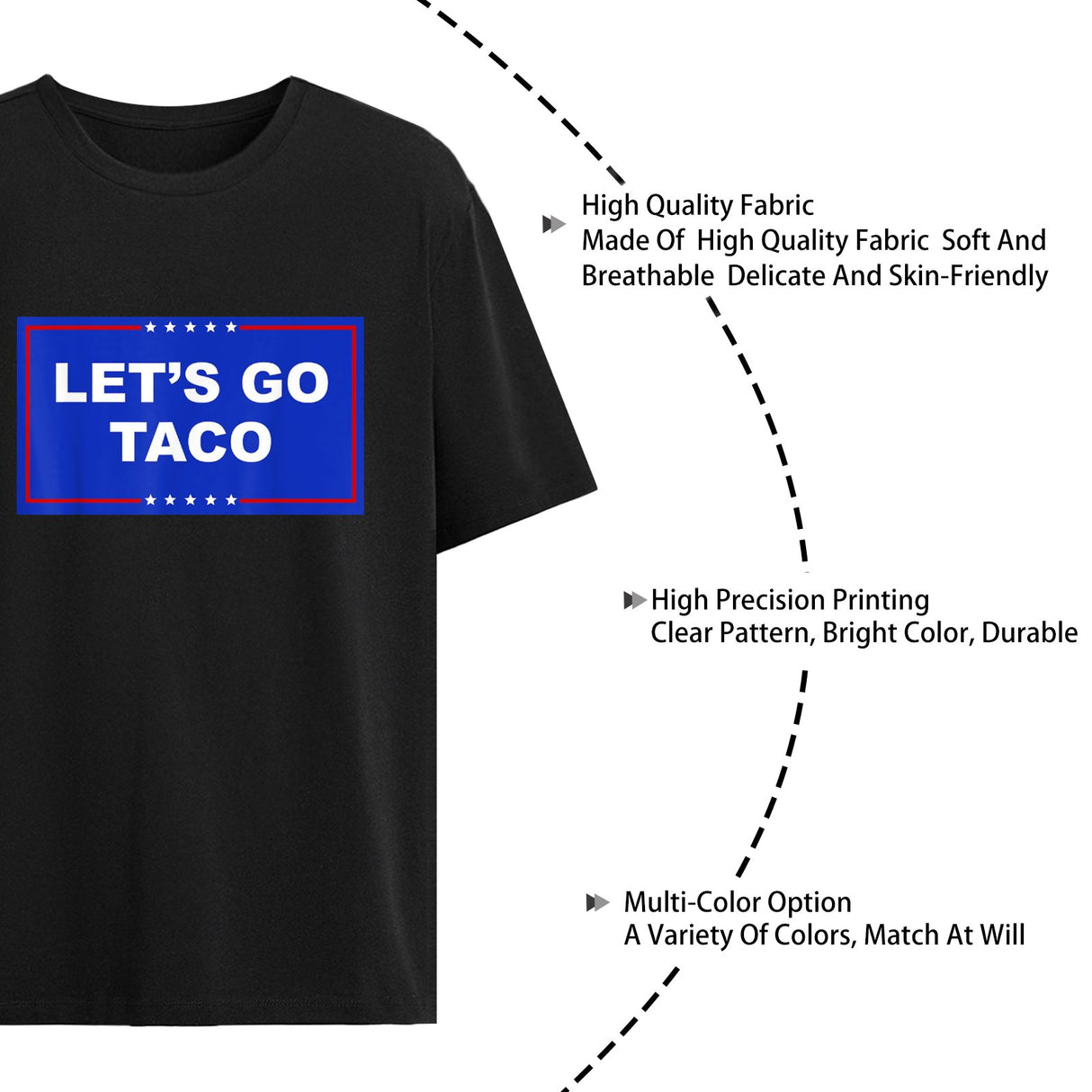 Onlydads Let's Go Taco Graphic Tee - Funny Foodie T-Shirt