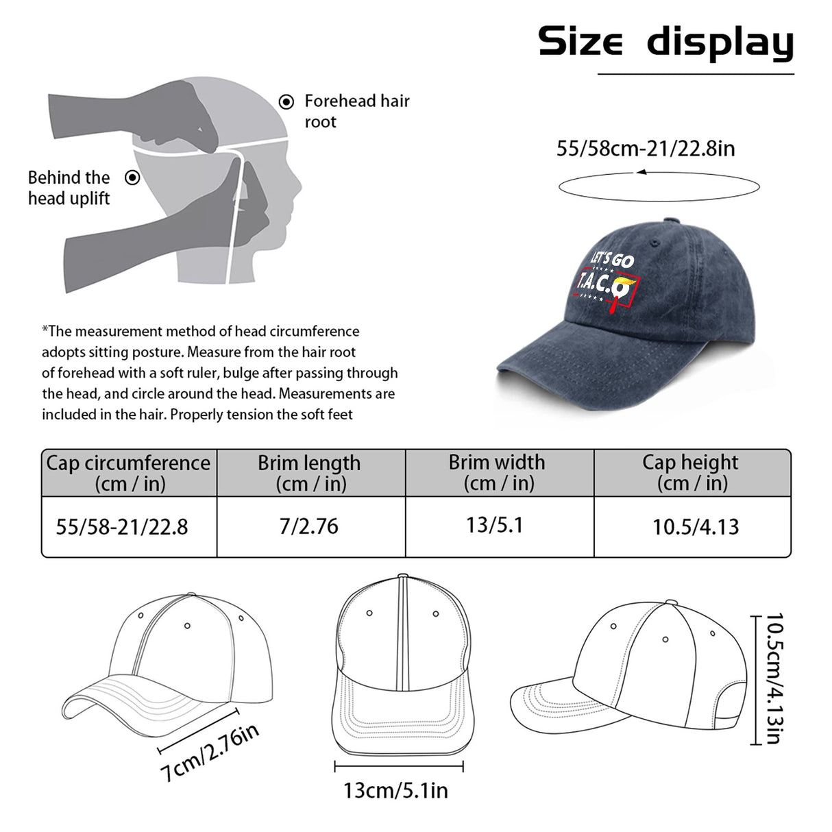 Onlydads Adjustable Baseball Cap with Playful Print