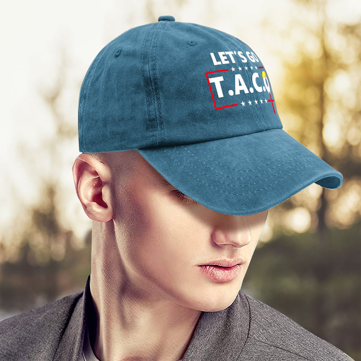 Onlydads Adjustable Baseball Cap with Playful Print