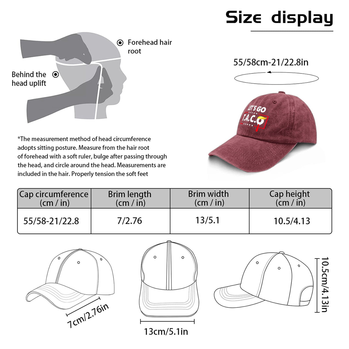 Onlydads Adjustable Baseball Cap with Playful Print