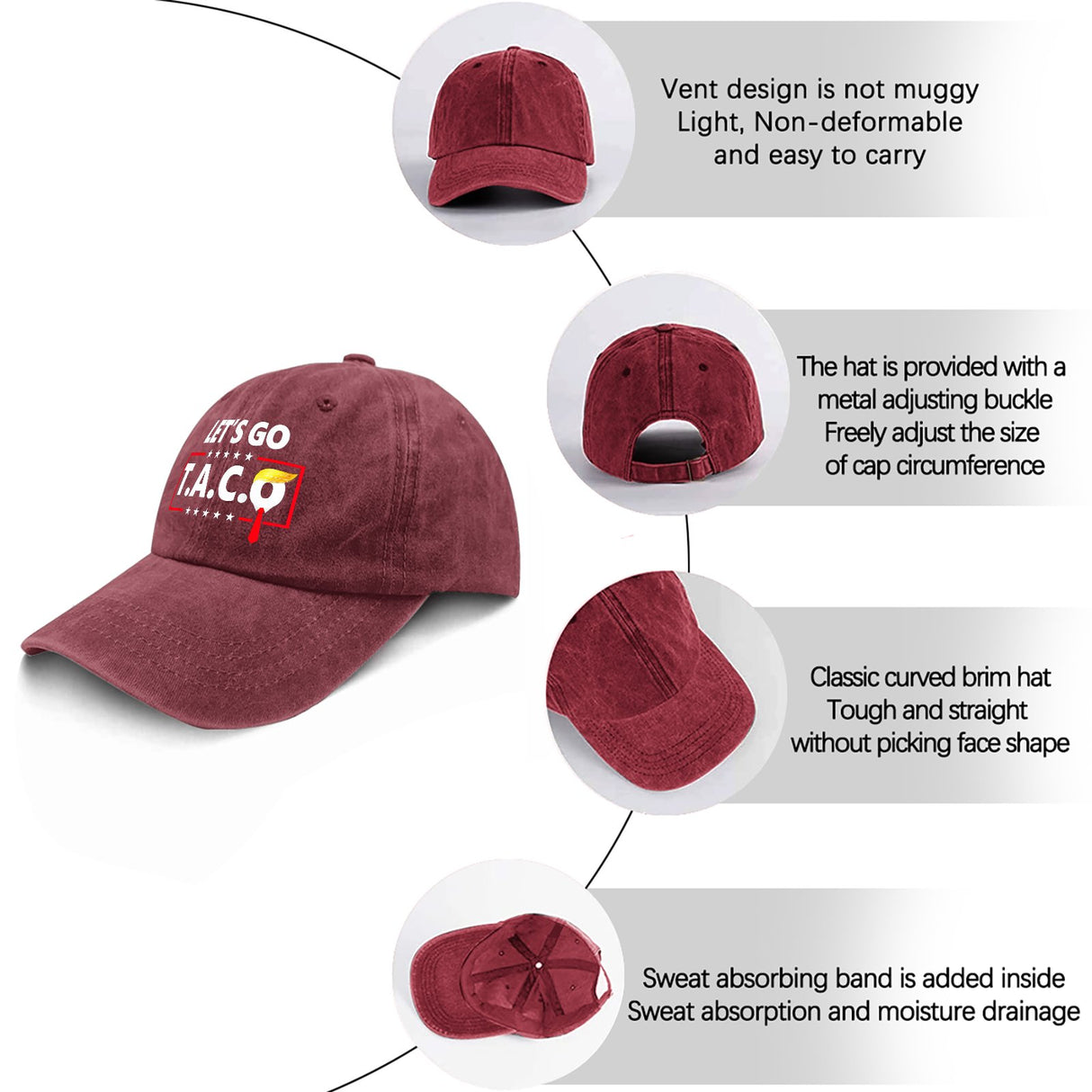 Onlydads Adjustable Baseball Cap with Playful Print