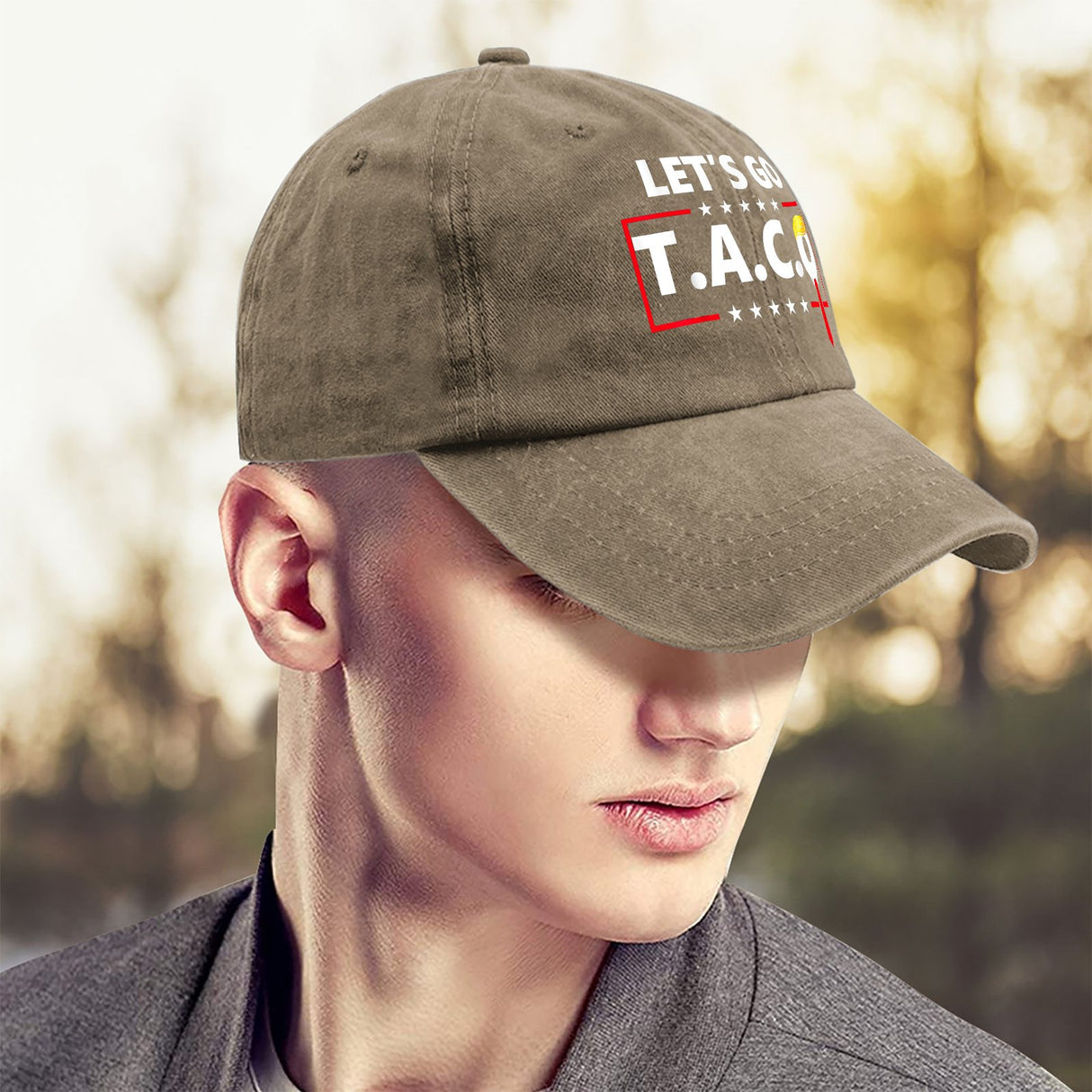 Onlydads Adjustable Baseball Cap with Playful Print