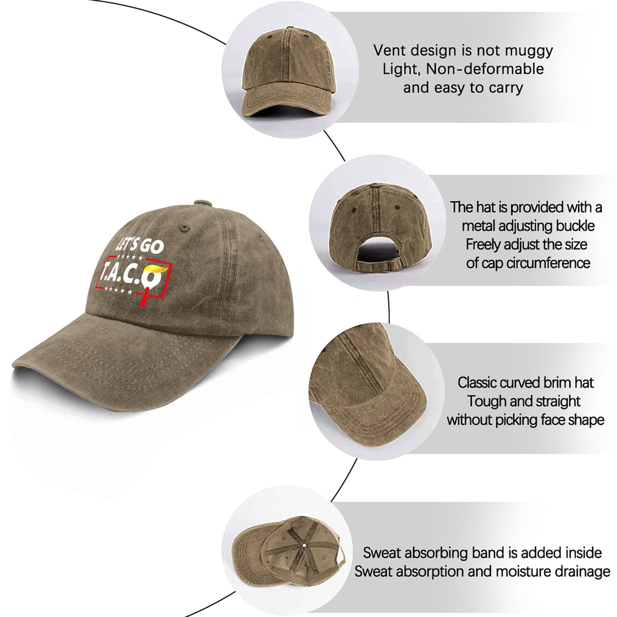 Onlydads Adjustable Baseball Cap with Playful Print