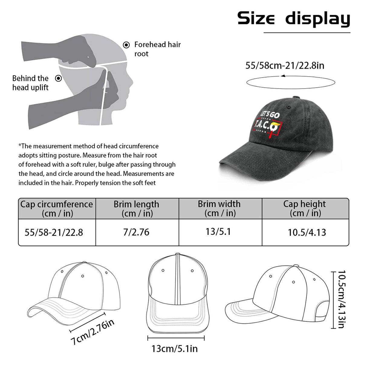 Onlydads Adjustable Baseball Cap with Playful Print