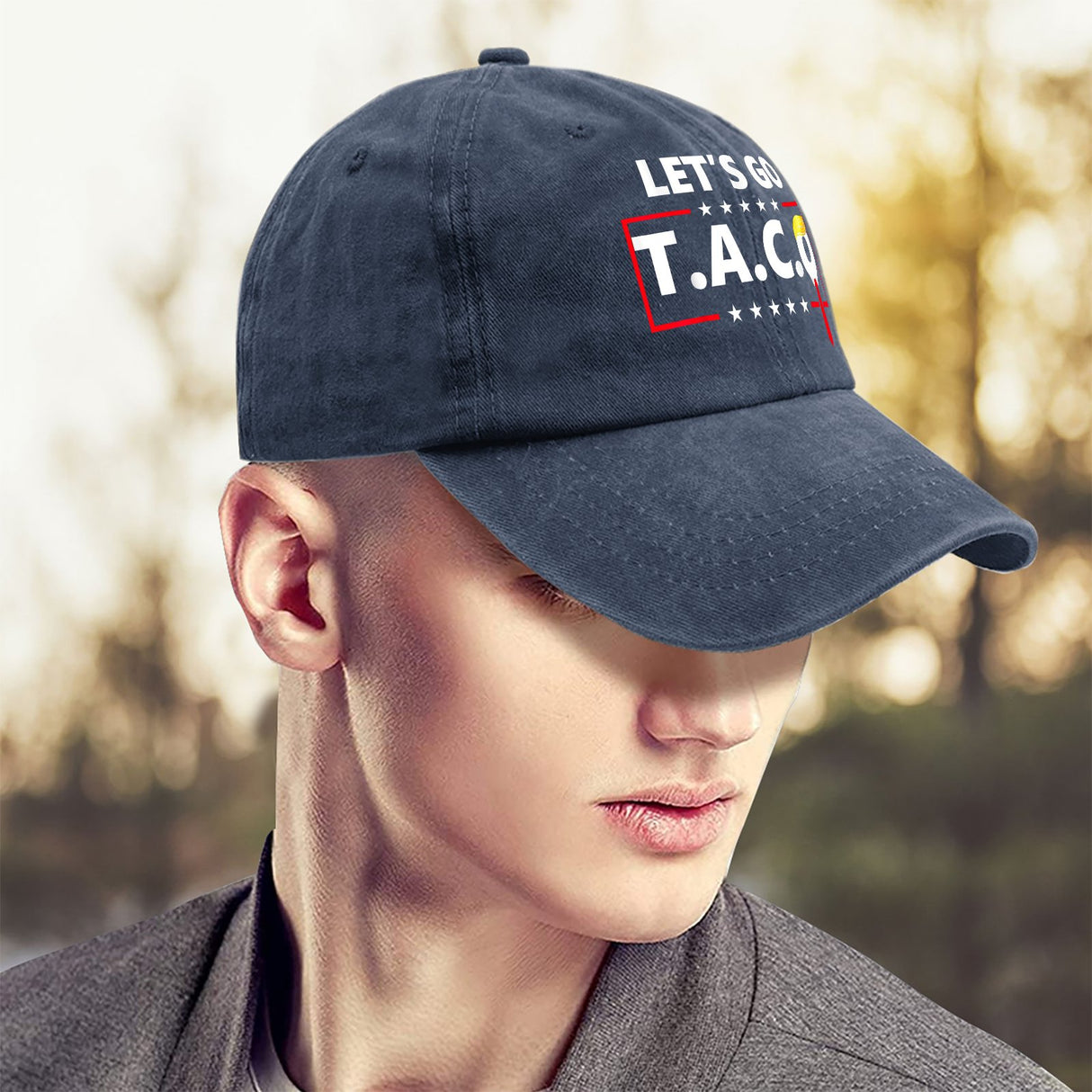 Onlydads Adjustable Baseball Cap with Playful Print