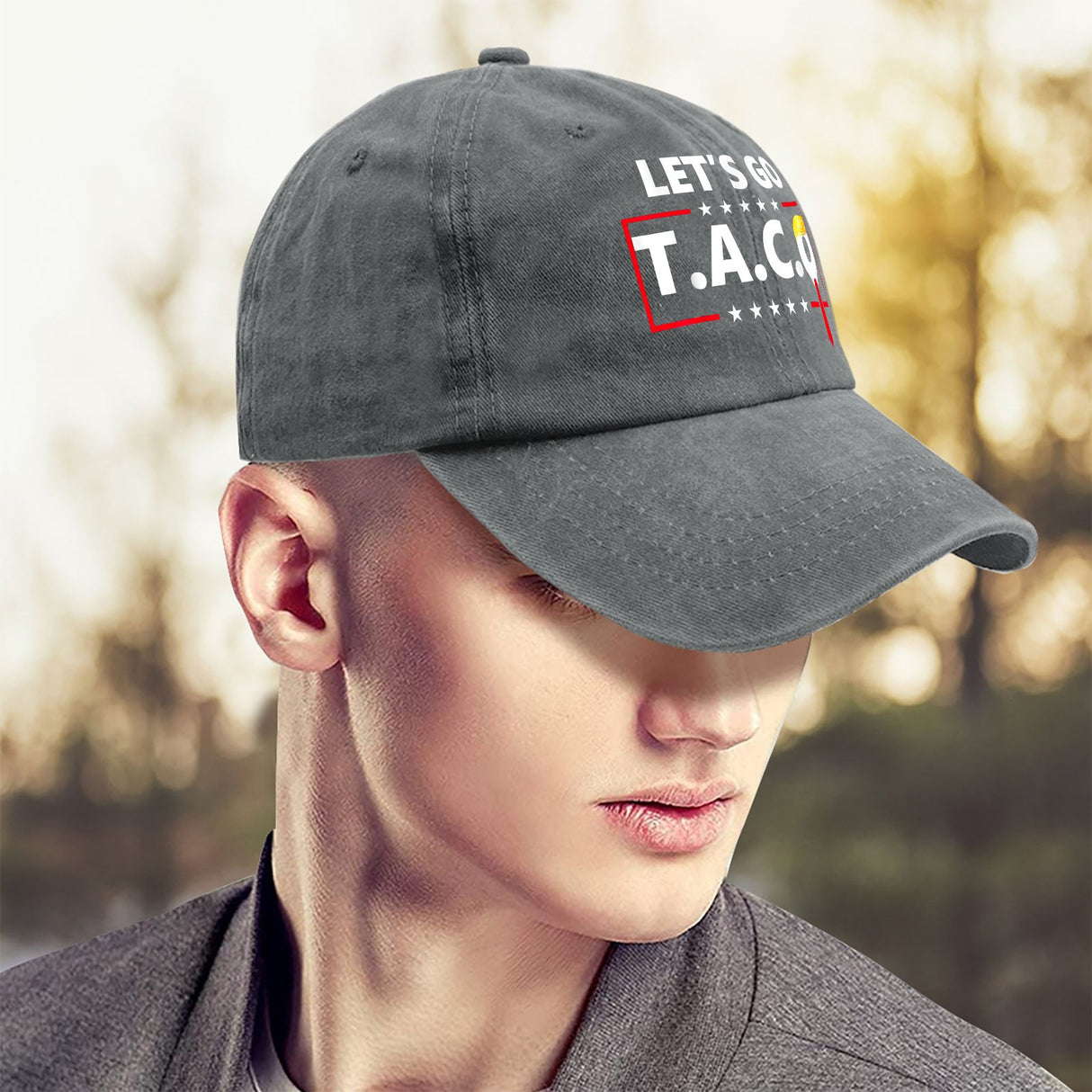 Onlydads Adjustable Baseball Cap with Playful Print