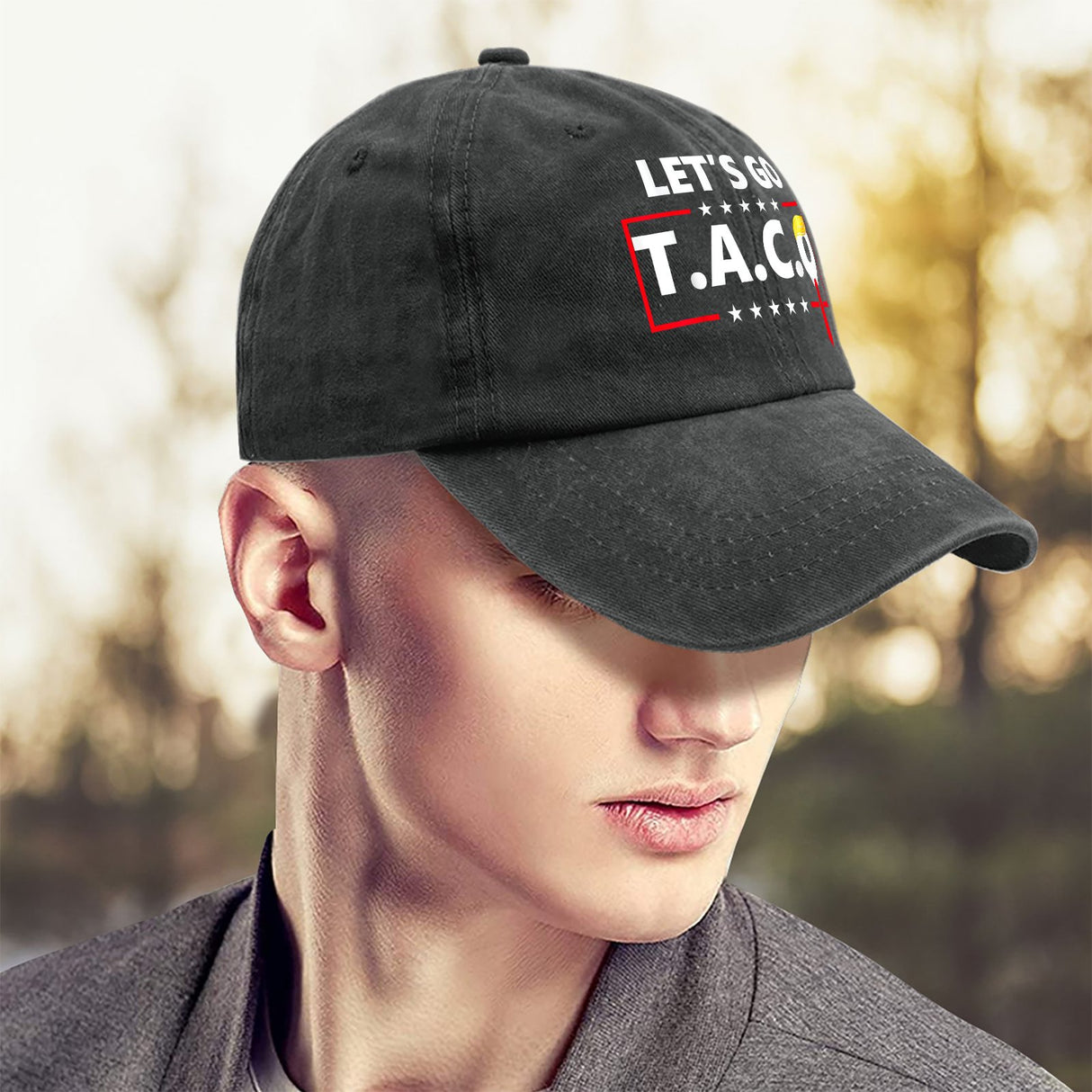 Onlydads Adjustable Baseball Cap with Playful Print