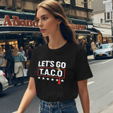 Onlydads Funny Let's Go Taco Graphic T-Shirt for Men Women