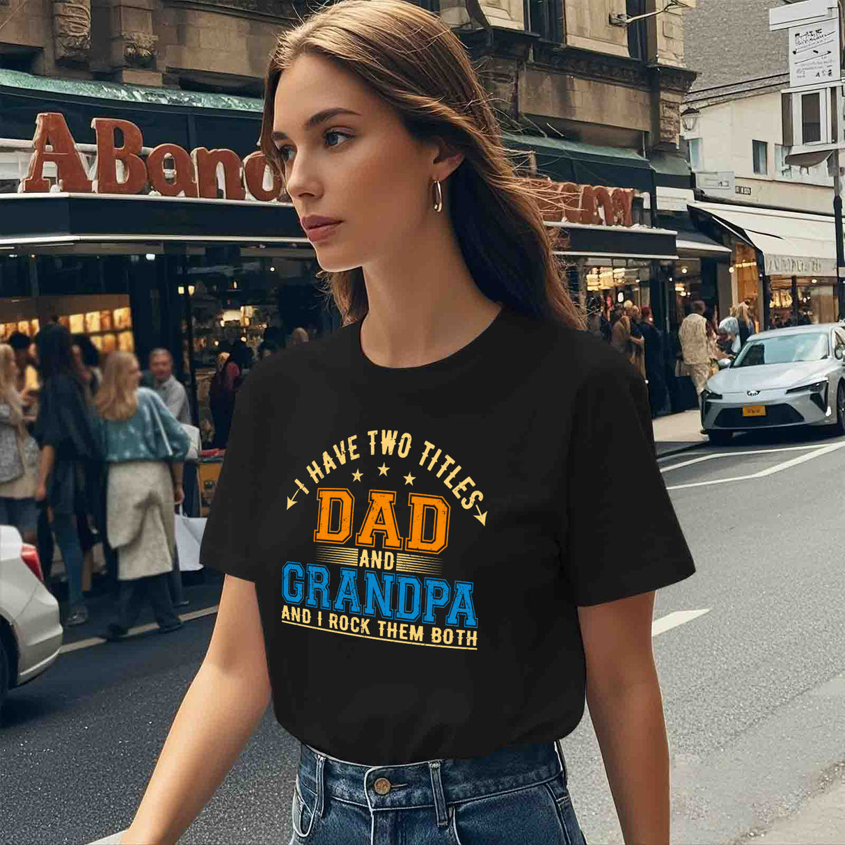 Onlydads Men's Graphic T-Shirt with Family Quote Design