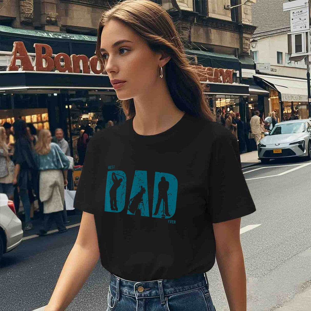 Onlydads Golf-Inspired T-Shirt for Men, Casual Graphic Tee