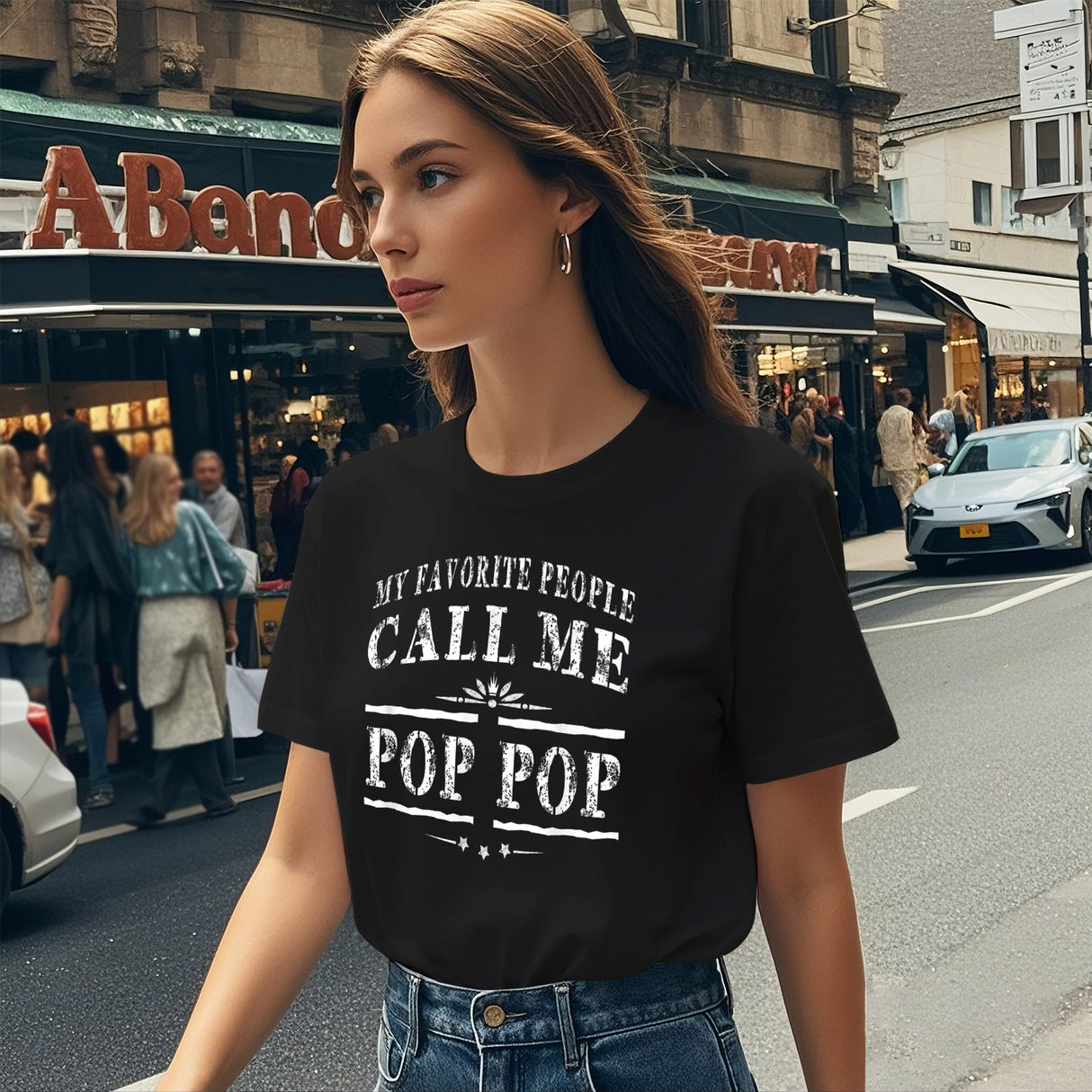 Onlydads Pop Pop T-Shirt for Casual Wear