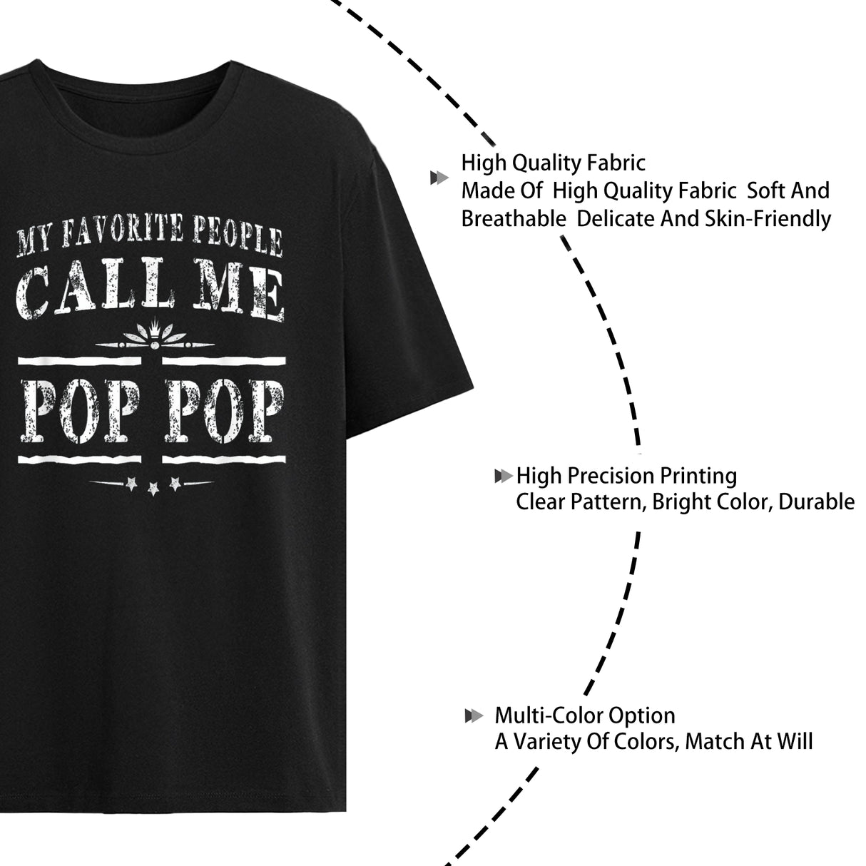 Onlydads Pop Pop T-Shirt for Casual Wear