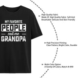 Onlydads Grandpa T-Shirt for Grandfathers - Fun Family Inspired Casual Tee