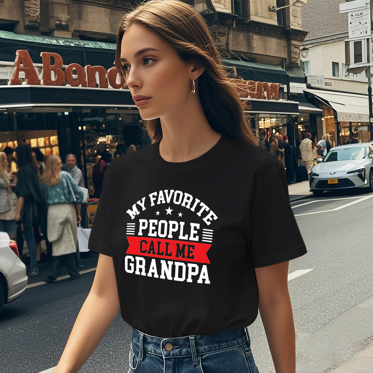 Onlydads Grandpa T-Shirt - Casual Graphic Tee for Grandparents