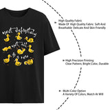 Most Definitely Not All In A Row T-Shirt Quirky Phrase Tee for Casual Everyday Outfits