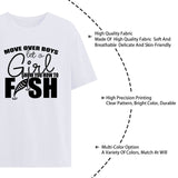 Onlydads Women's FISH T-Shirt - Casual Comfortable Apparel
