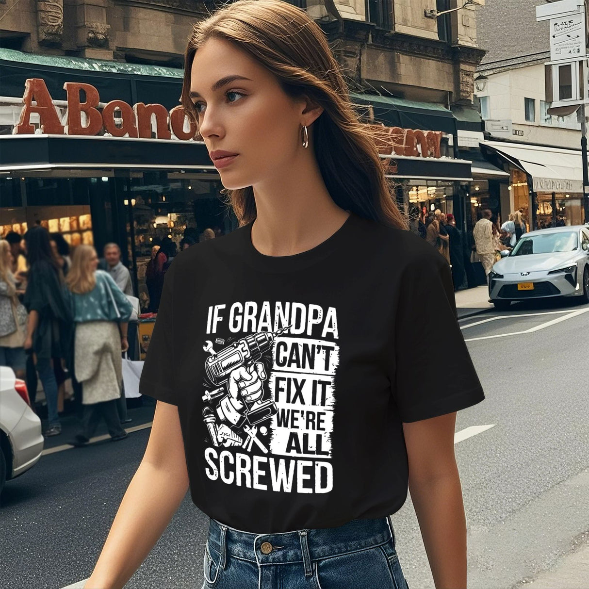 Onlydads Funny Family Message T-Shirt for Men Women