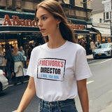 Onlydads Fireworks Director I Run You Run T-Shirt