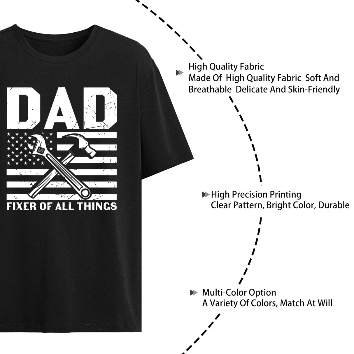 Onlydads Graphic T-Shirt for Fathers and Handyman Dads - Comfortable Casual Tee