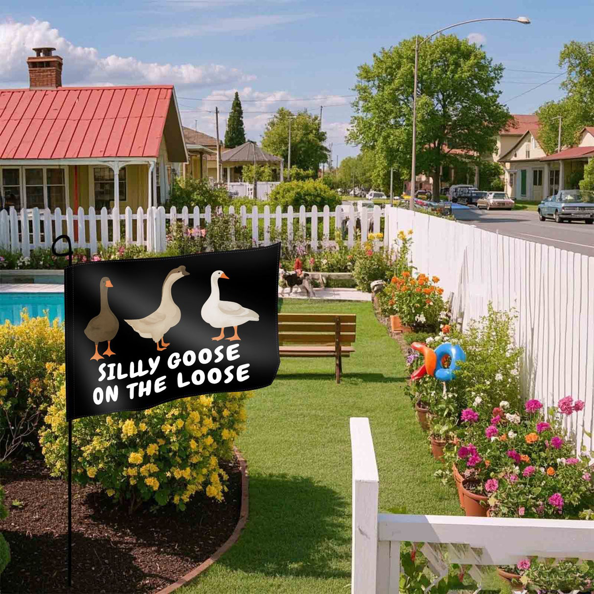 Onlydads Garden Flag - Double-Sided Outdoor Decoration