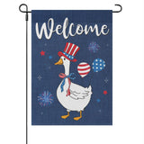 Onlydads Patriotic Funny Goose Garden Flag for 4th of July