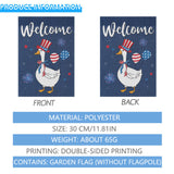 Onlydads Patriotic Funny Goose Garden Flag for 4th of July