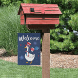 Onlydads Patriotic Funny Goose Garden Flag for 4th of July