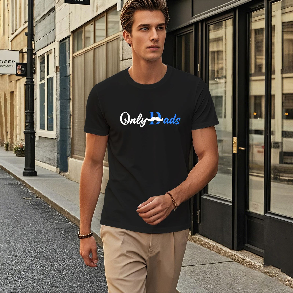 Onlydads T-Shirt for Men – Funny Dad Graphic Tee – Father’s Day Gift Idea – Casual Soft Cotton Shirt